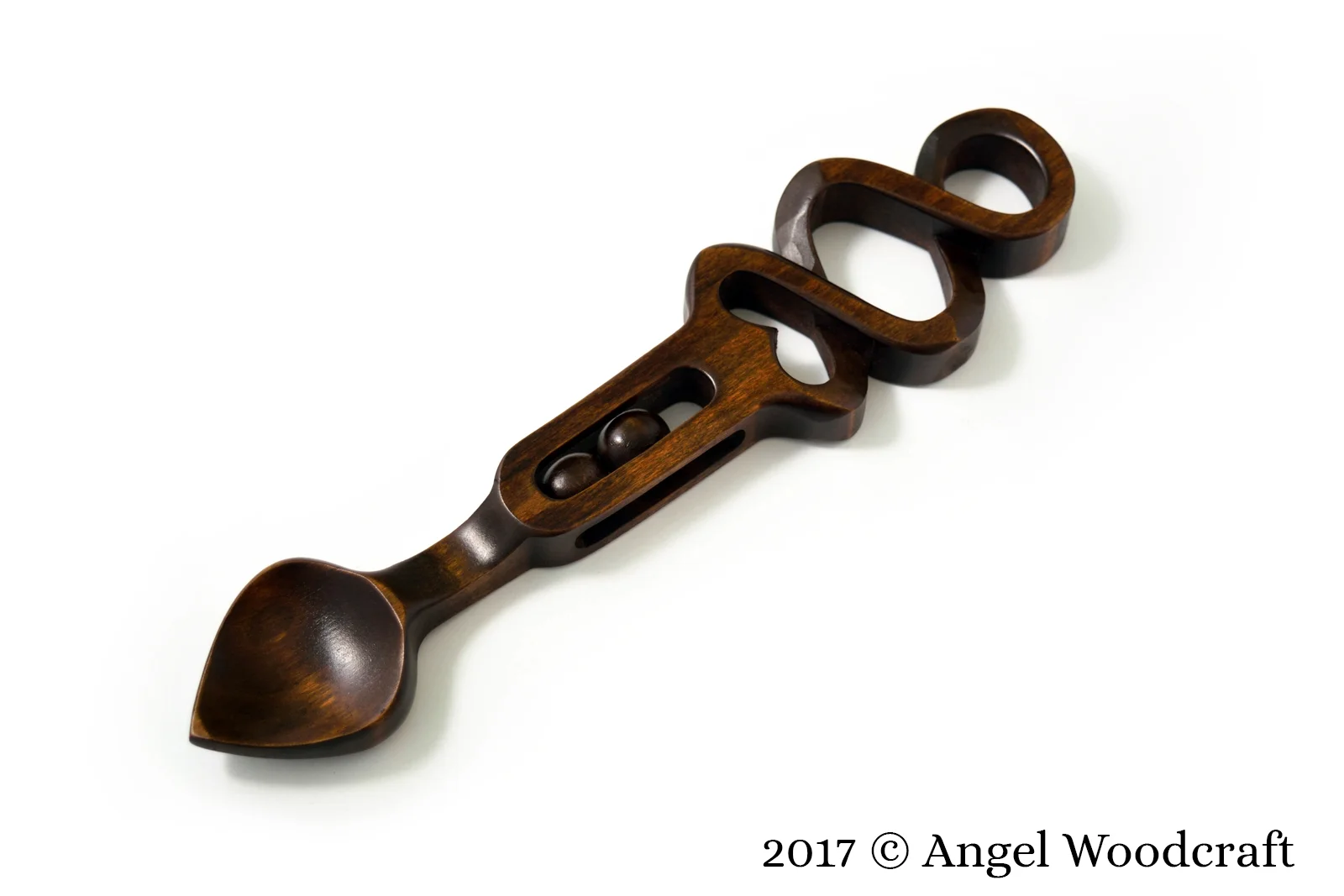 welsh love spoon family gift dark 1