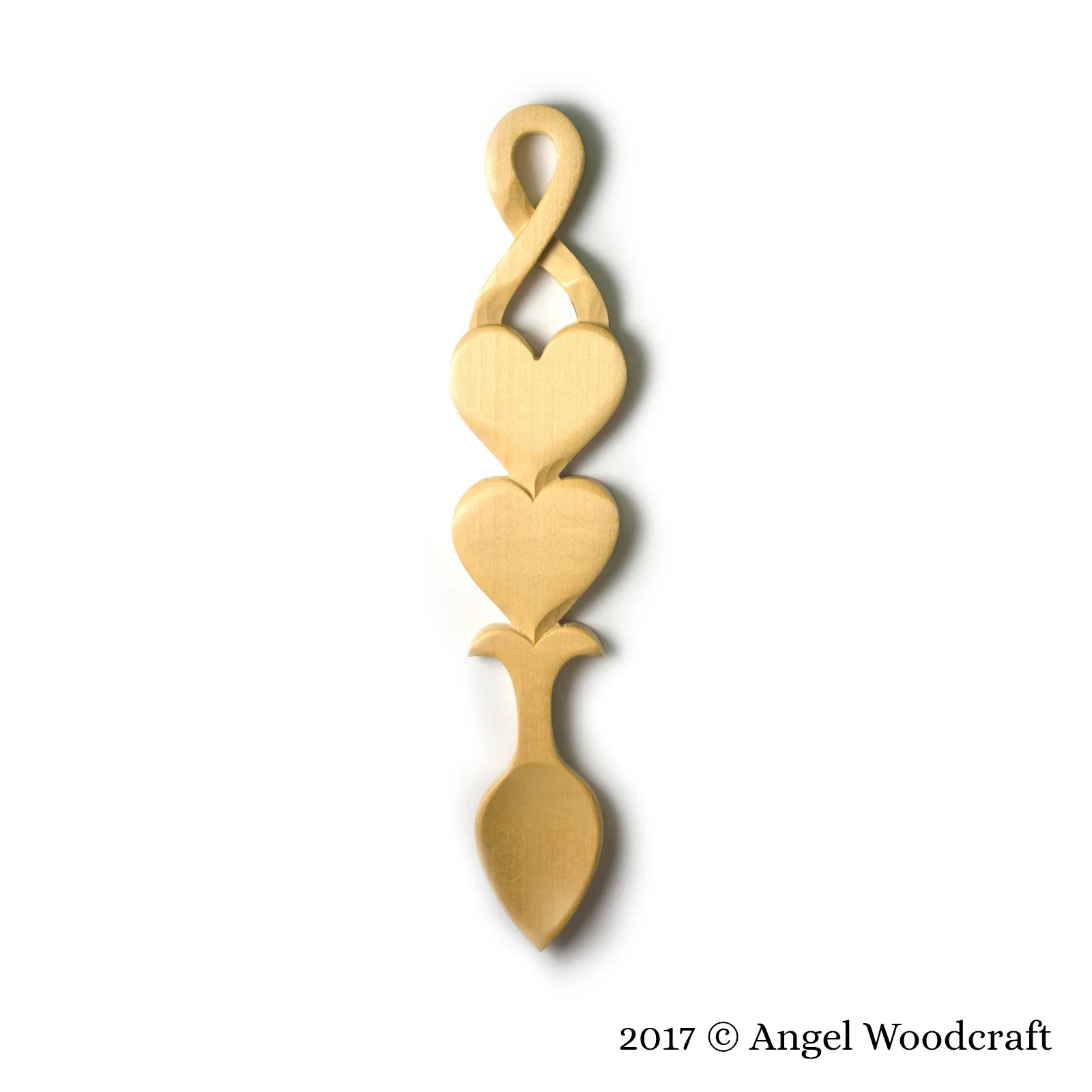welsh love spoon growing love hearts light 2