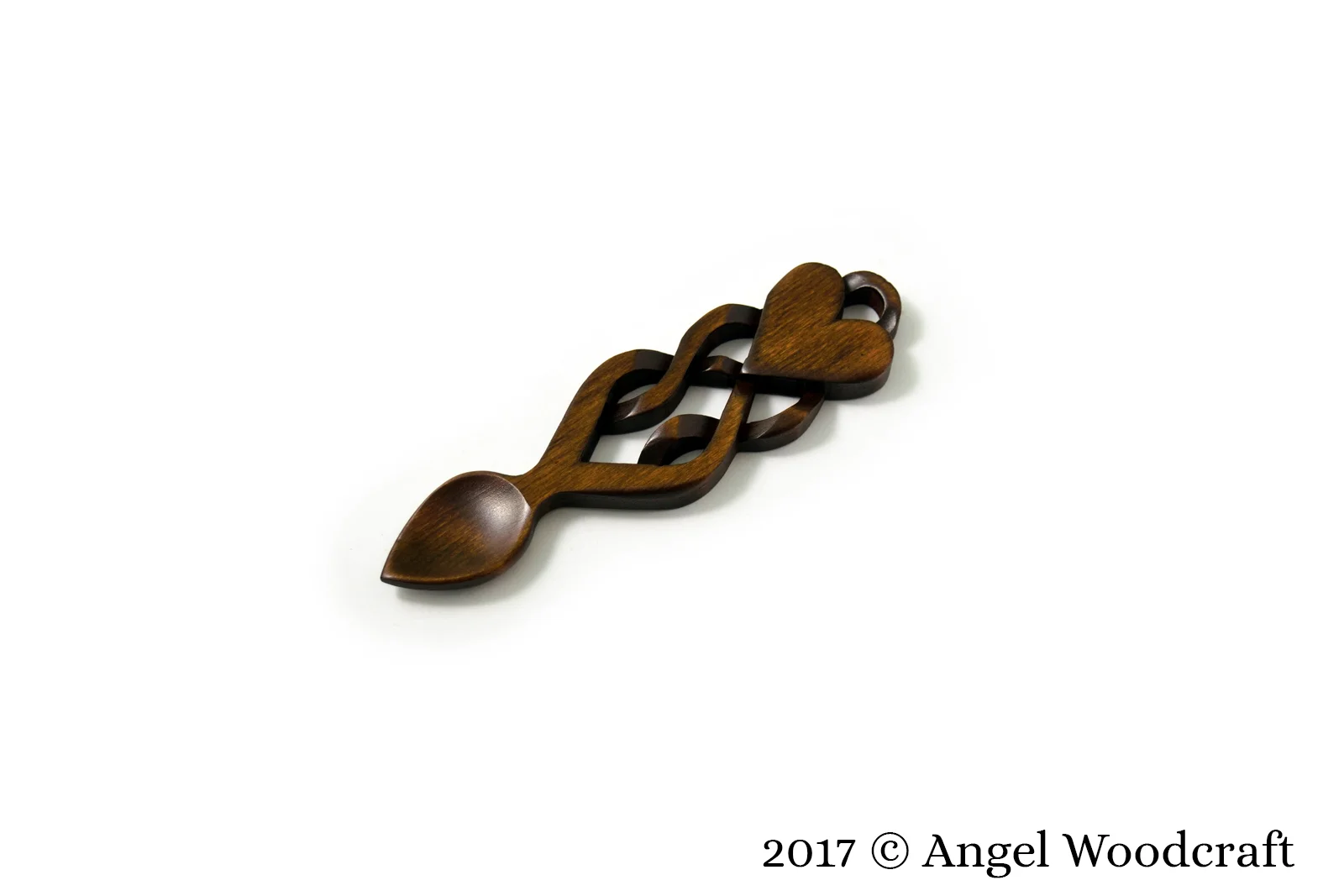 welsh love spoon heart strings celtic knot dark 1