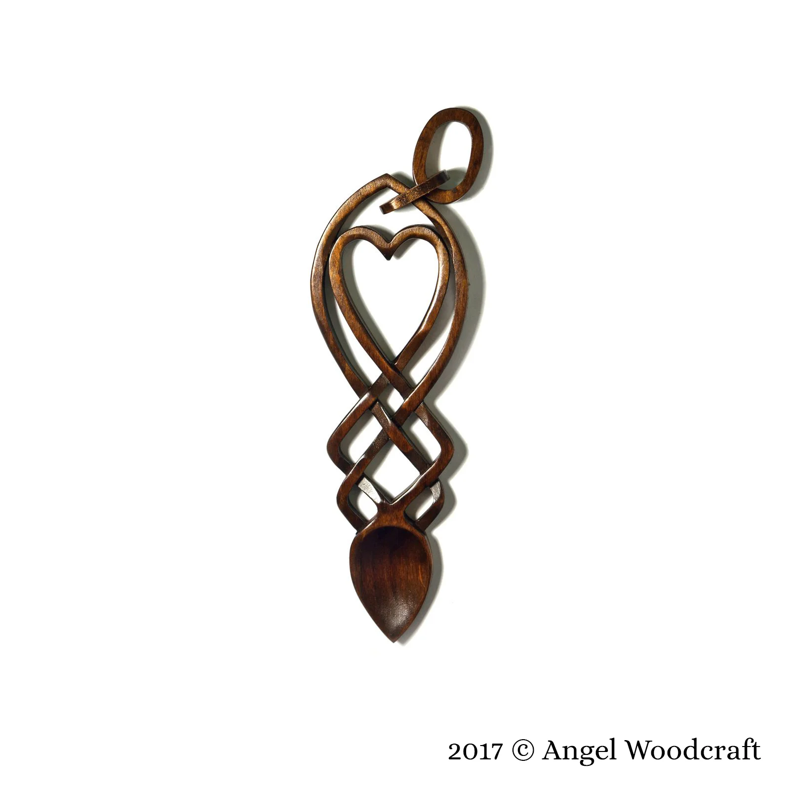 welsh love spoon intricate celtic knot work gift 2