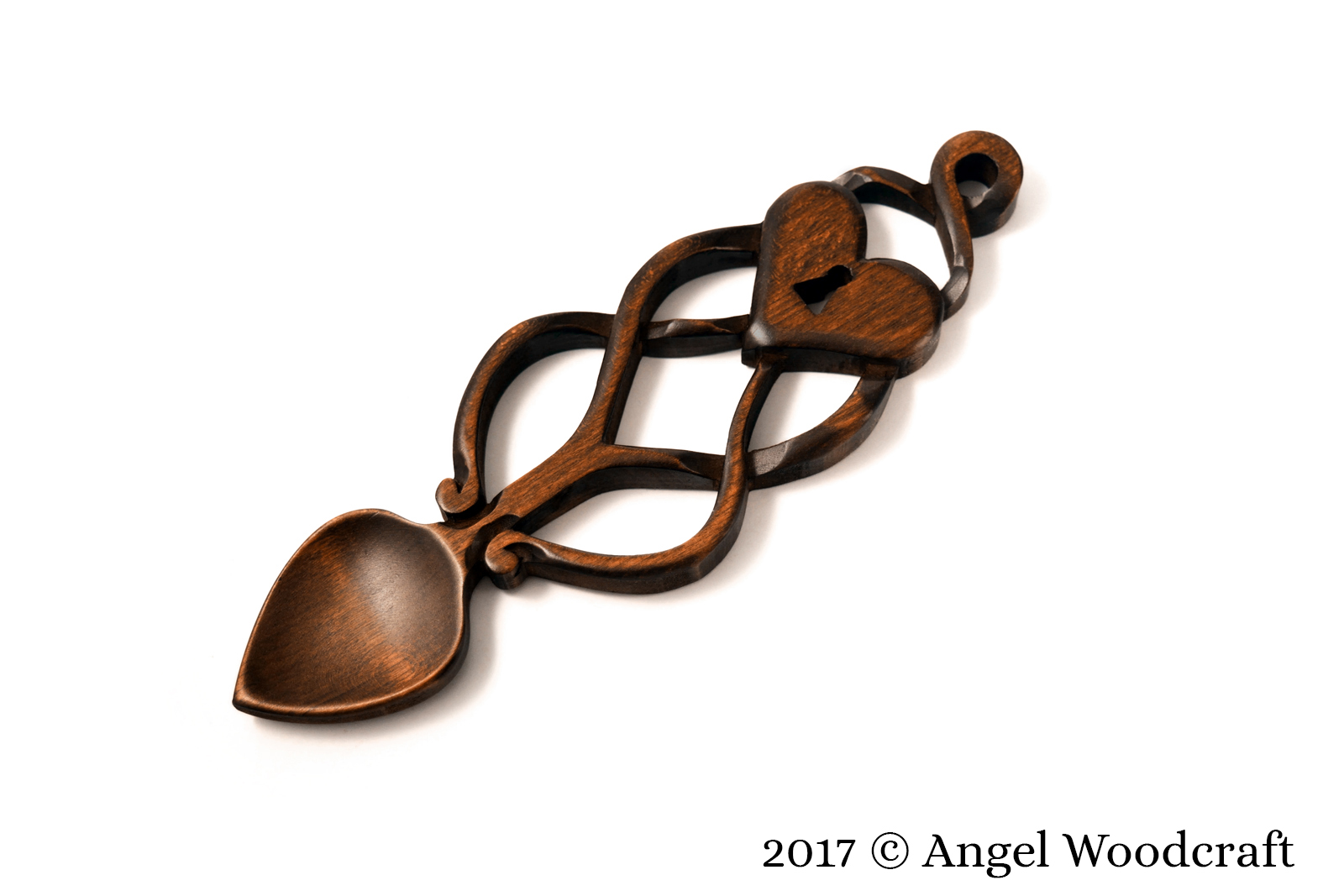 welsh love spoon friends friendship gift dark 1