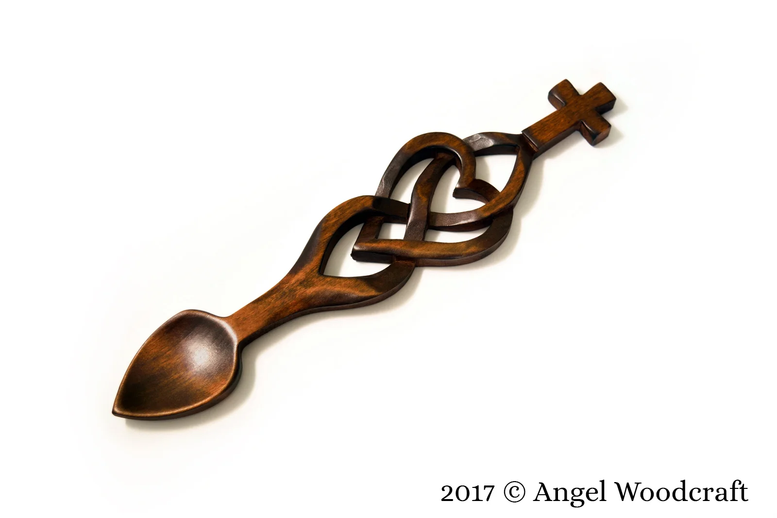 welsh love spoon cross of faith dark 1