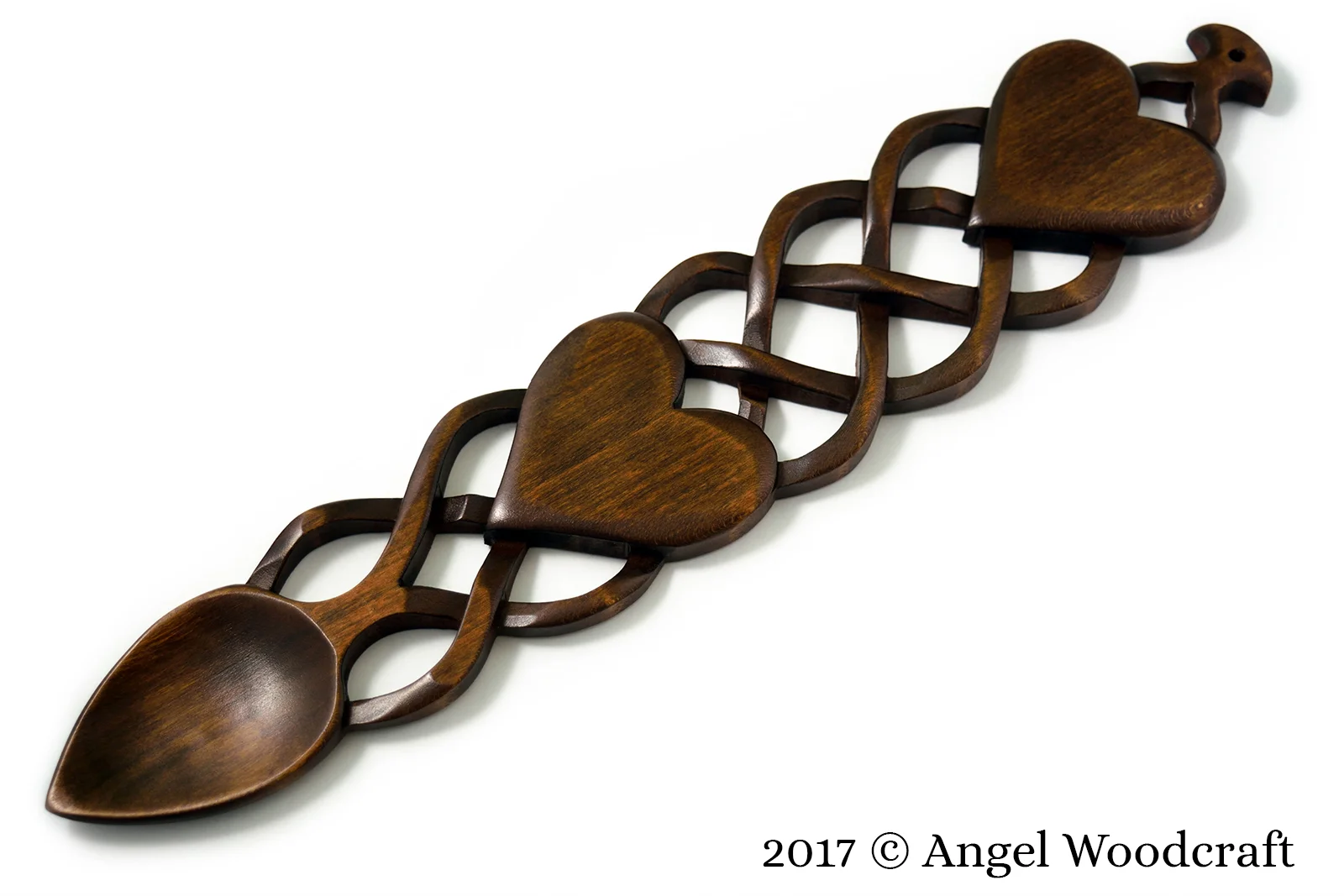welsh love spoon grand celtic knot work dark 1