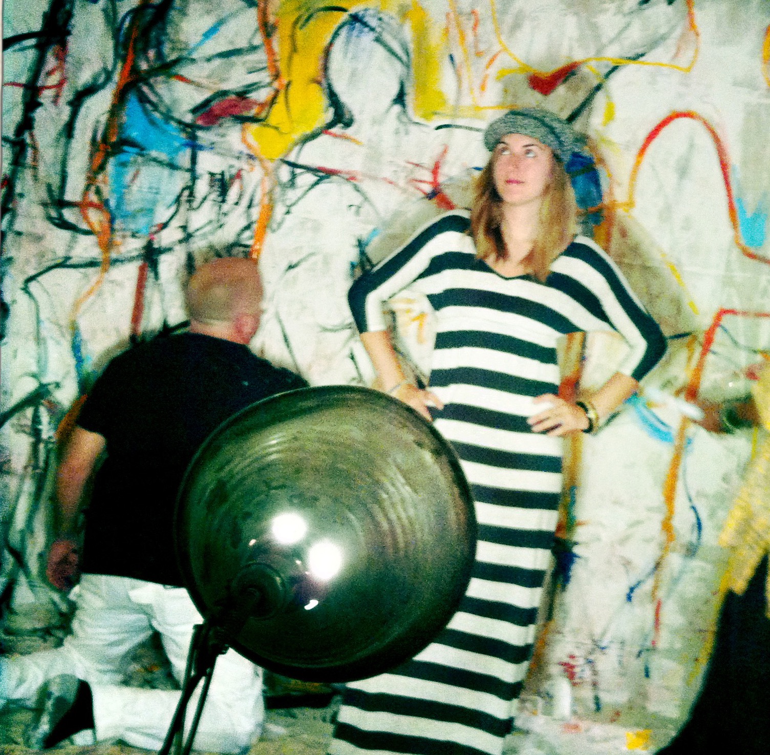 participatory live performance painting, 2011, detail