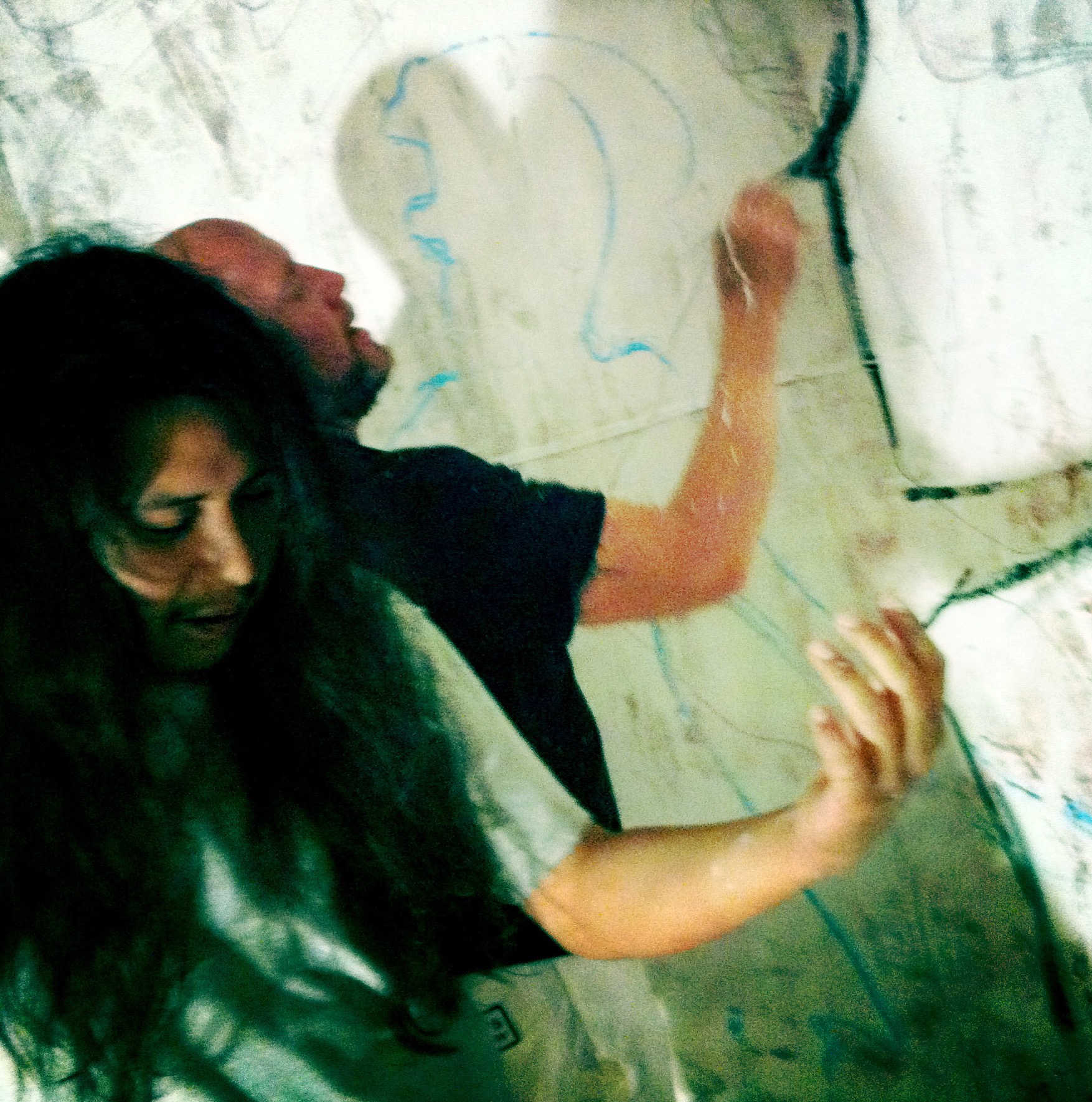 participatory live performance painting, 2011, detail