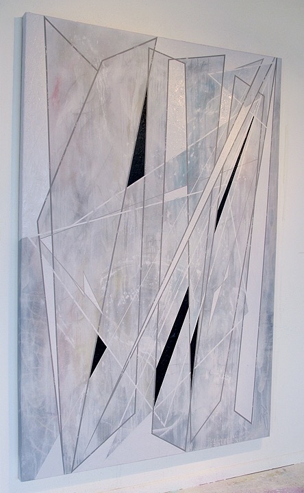Helios Overture, 2007, acrylic & oils on canvas, 60" x 72"