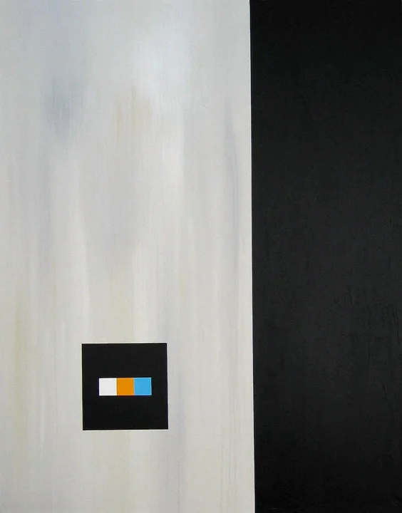 defining space #1, 2005, acrylic on canvas, 48" x 60" x 2"