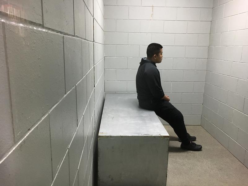 Credit: LORI MACK / WNPR http://wnpr.org/post/whats-it-experiencing-solitary-confinement-new-haven-exhibit
