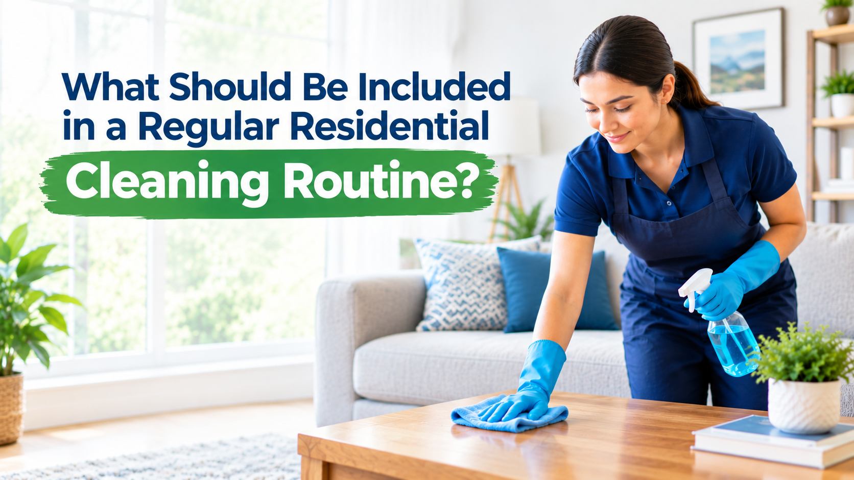 What Should Be Included in a Regular Residential Cleaning Routine?