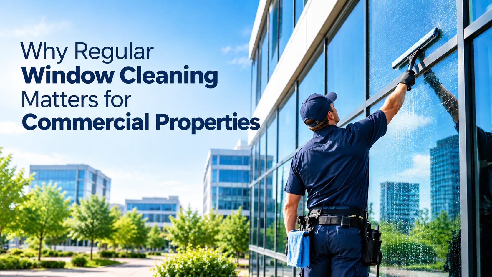 Why Regular Window Cleaning Matters for Commercial Properties