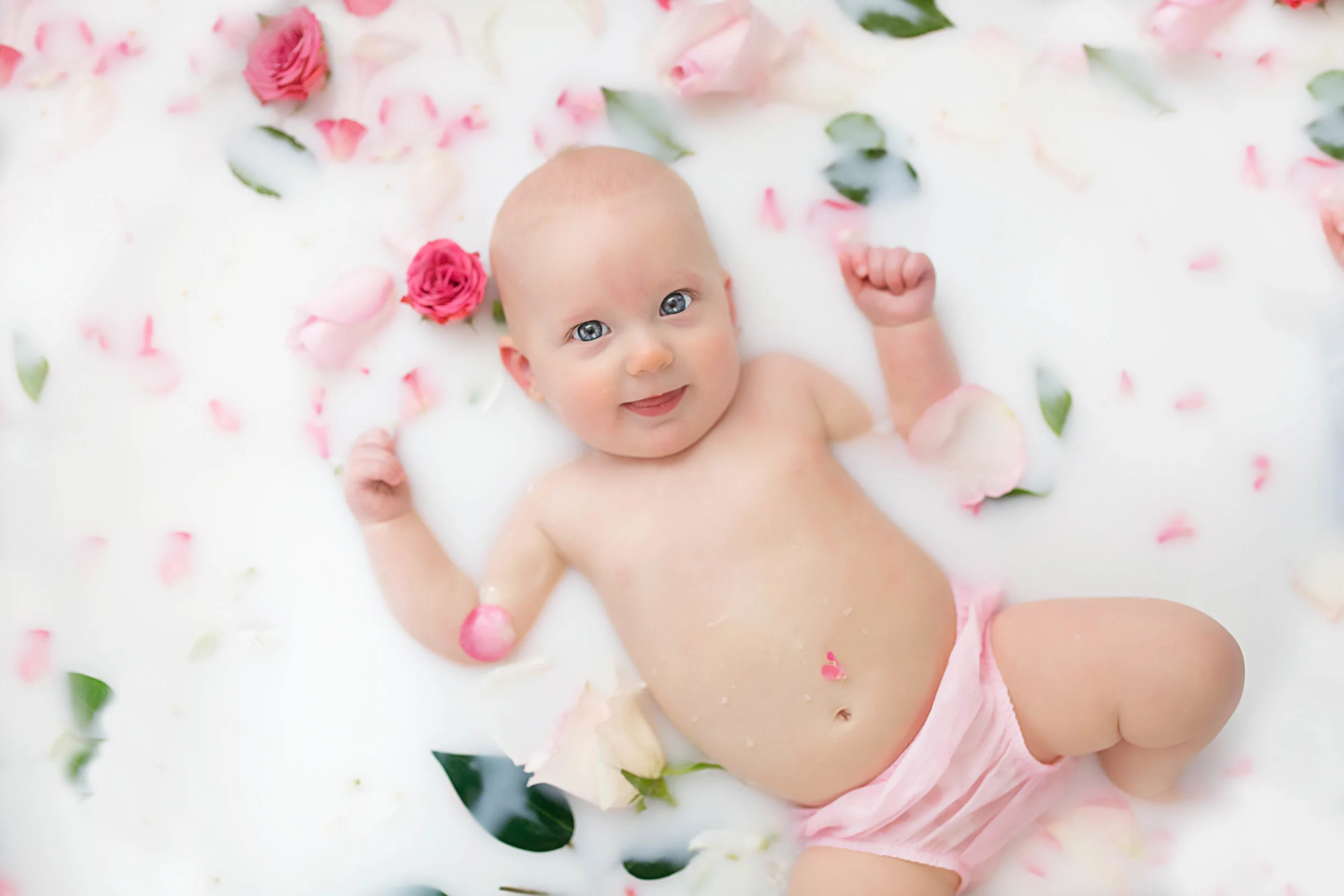 This gorgeous gal was over yesterday morning and blessed me with her blue eyes! Wow! What a beautiful girl that makes me want to float around in my own personal milk bath. haha This little cutie is 7 months and just a beauty. 