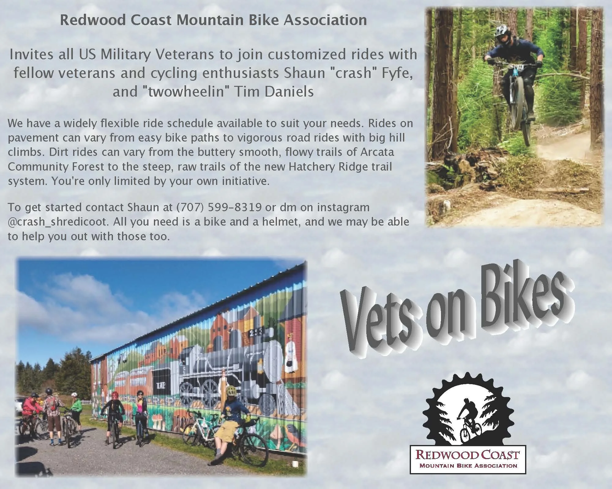 Vets on Bikes!! — Redwood Coast Mountain Bike Association