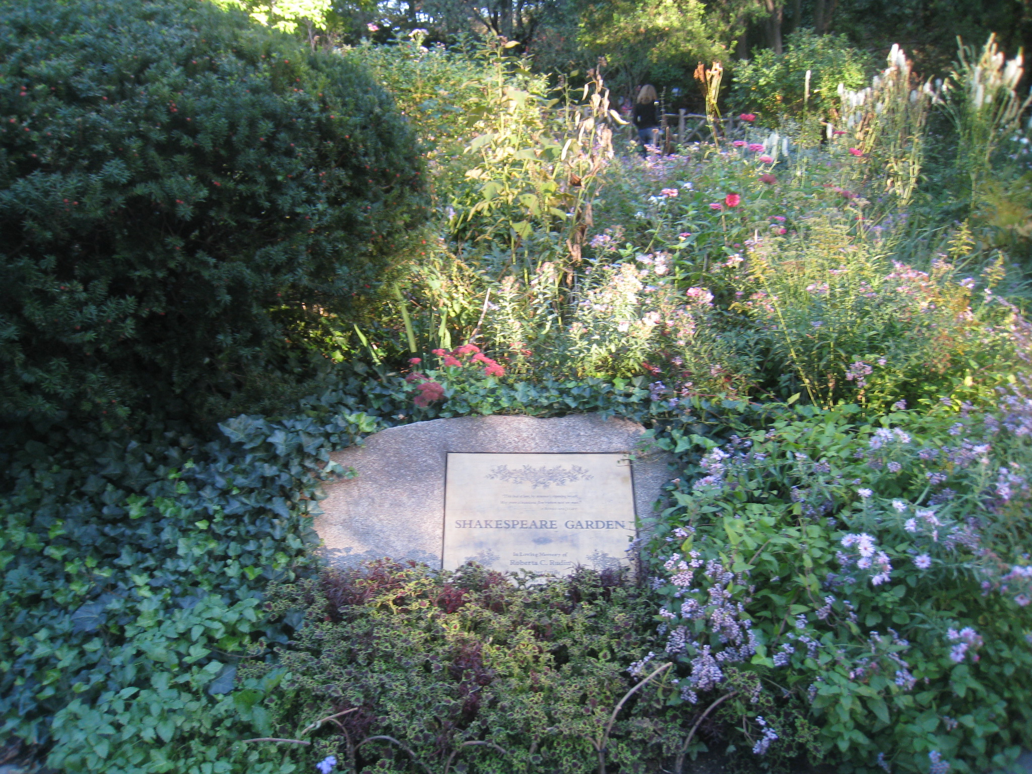 Central Park Shakespeare Garden