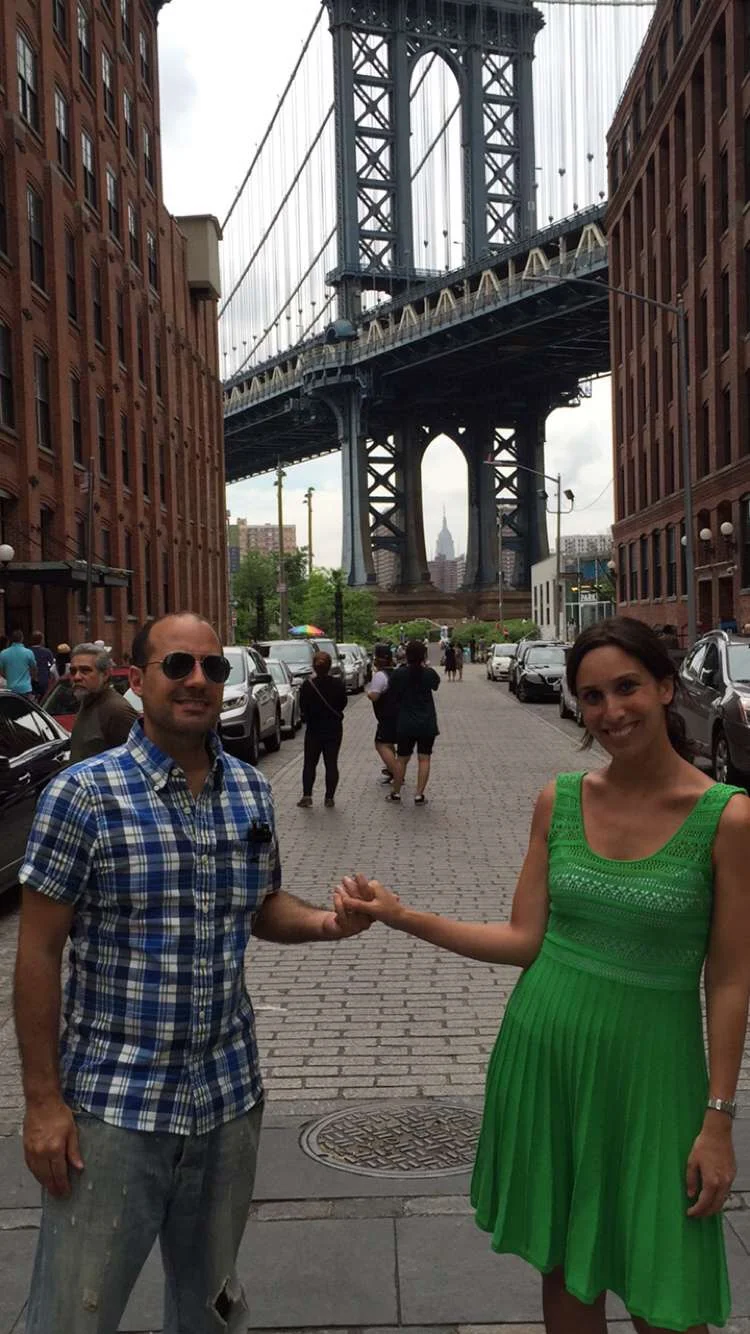 DUMBO - View of Manhattan Bridge from Washington Street