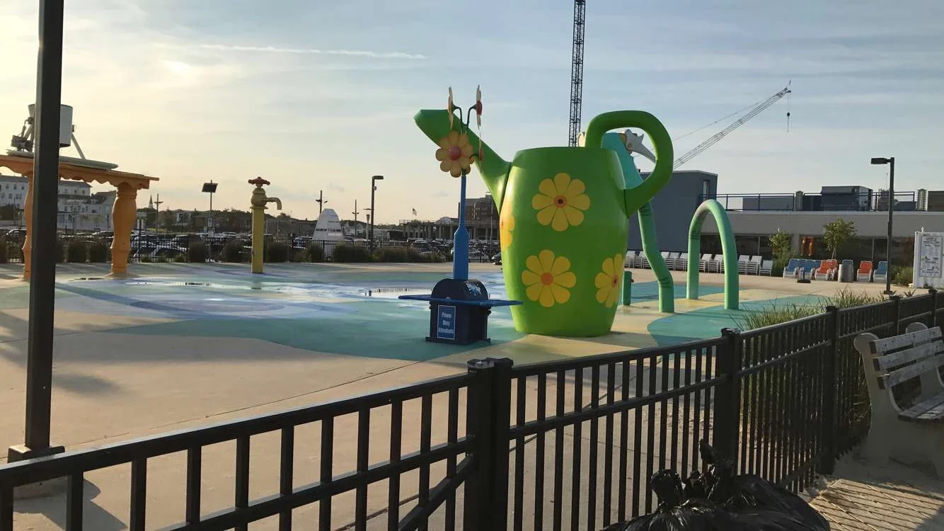 Asbury Park Boardwalk Sprinklers