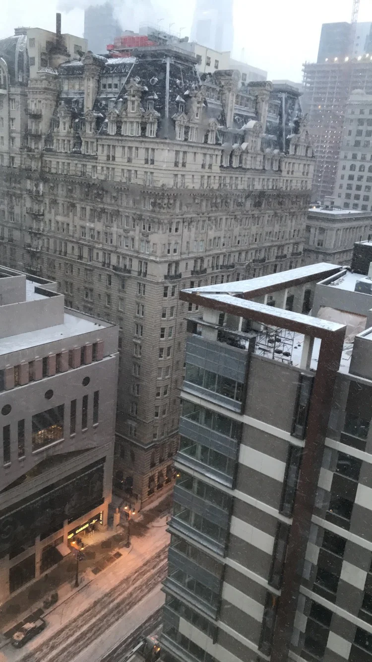 Philadelphia - View from Hotel room of Hyatt and Bellevue Shops