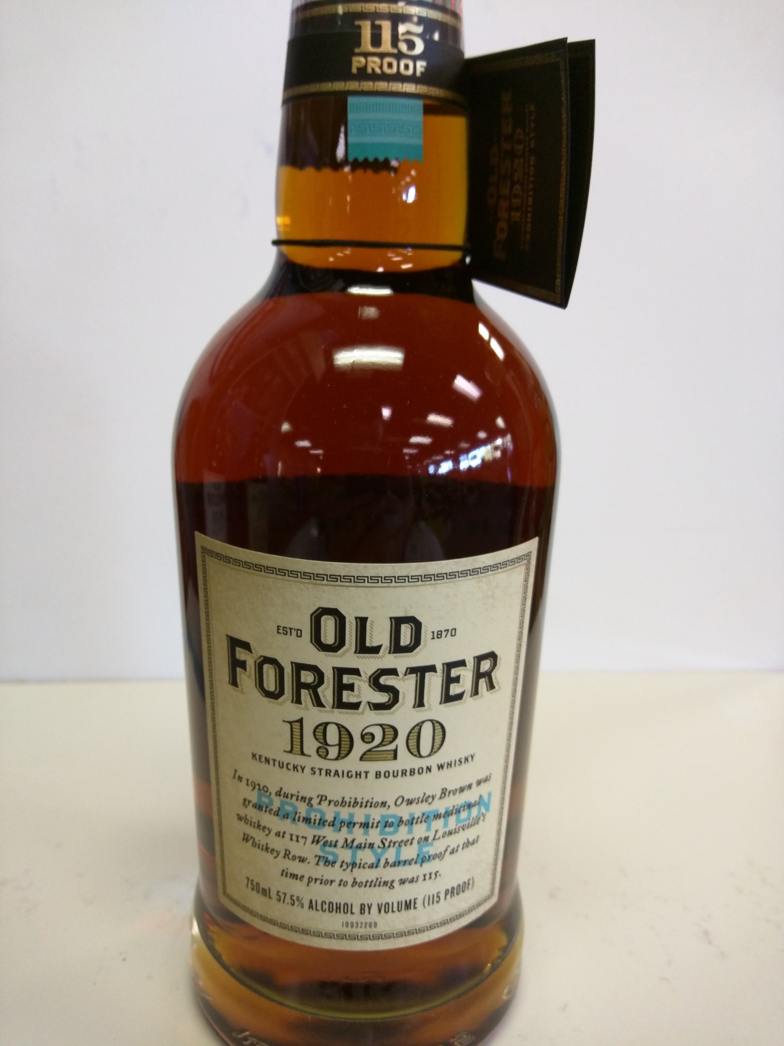 Old Forester 1920 Prohibition style