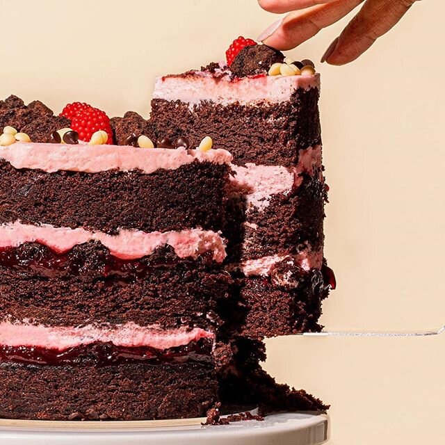 Seems fitting for national #chocolatecakeday 😋 Chocolate Raspberry Jam Cake #repost @milkbarstore ✨