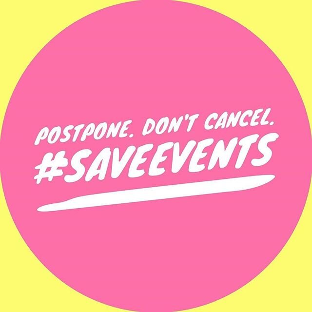 Postpone. Don't cancel. &mdash;&mdash;&mdash;&mdash;&mdash;&mdash;&mdash;&mdash;-
#repost @daughterofdesign 
I'd like to encourage the event industry, especially my fellow planners, to encourage clients to postpone their events rather than cancel. De