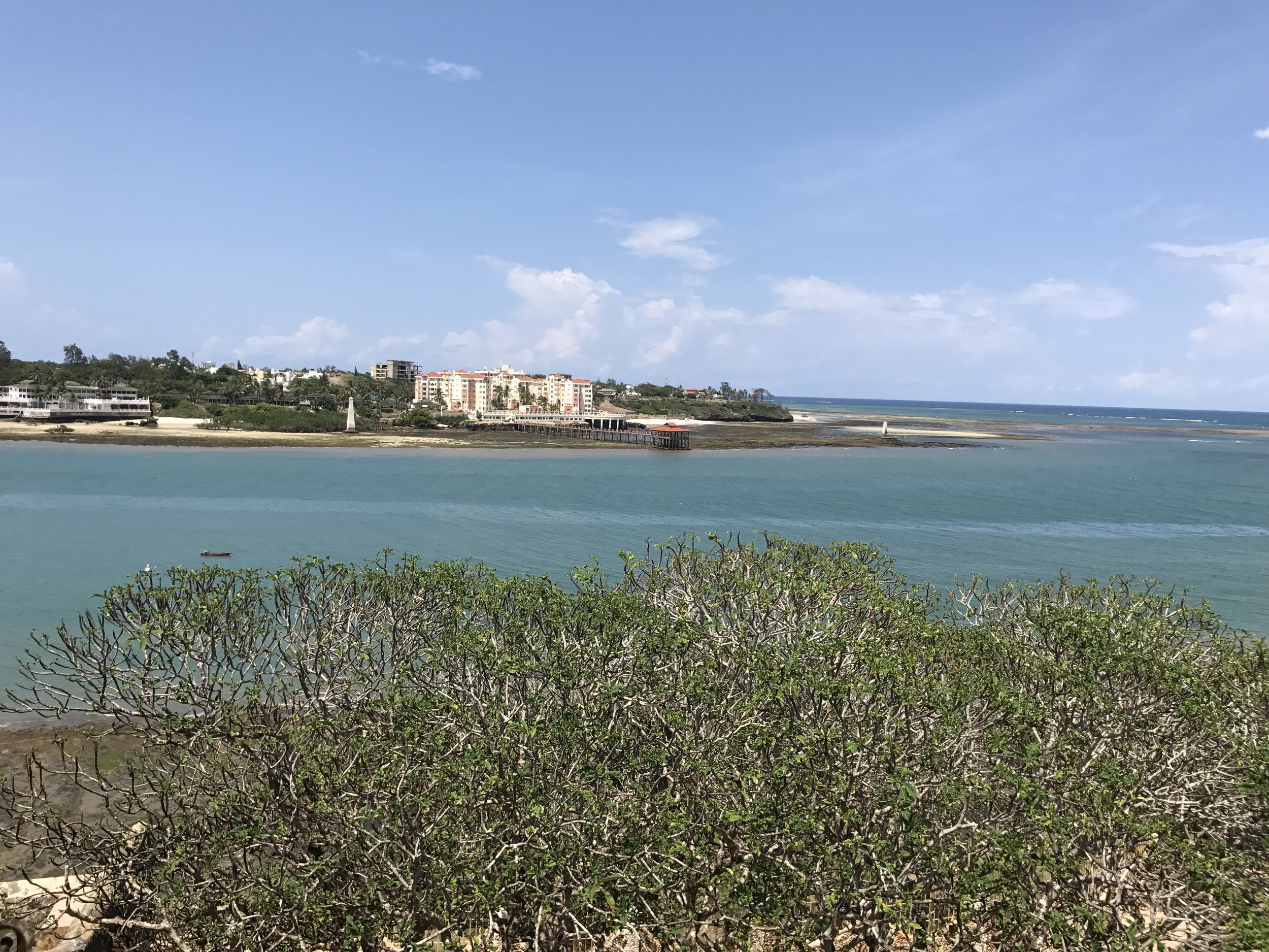 View of Mombasa from inside Fort Jesus