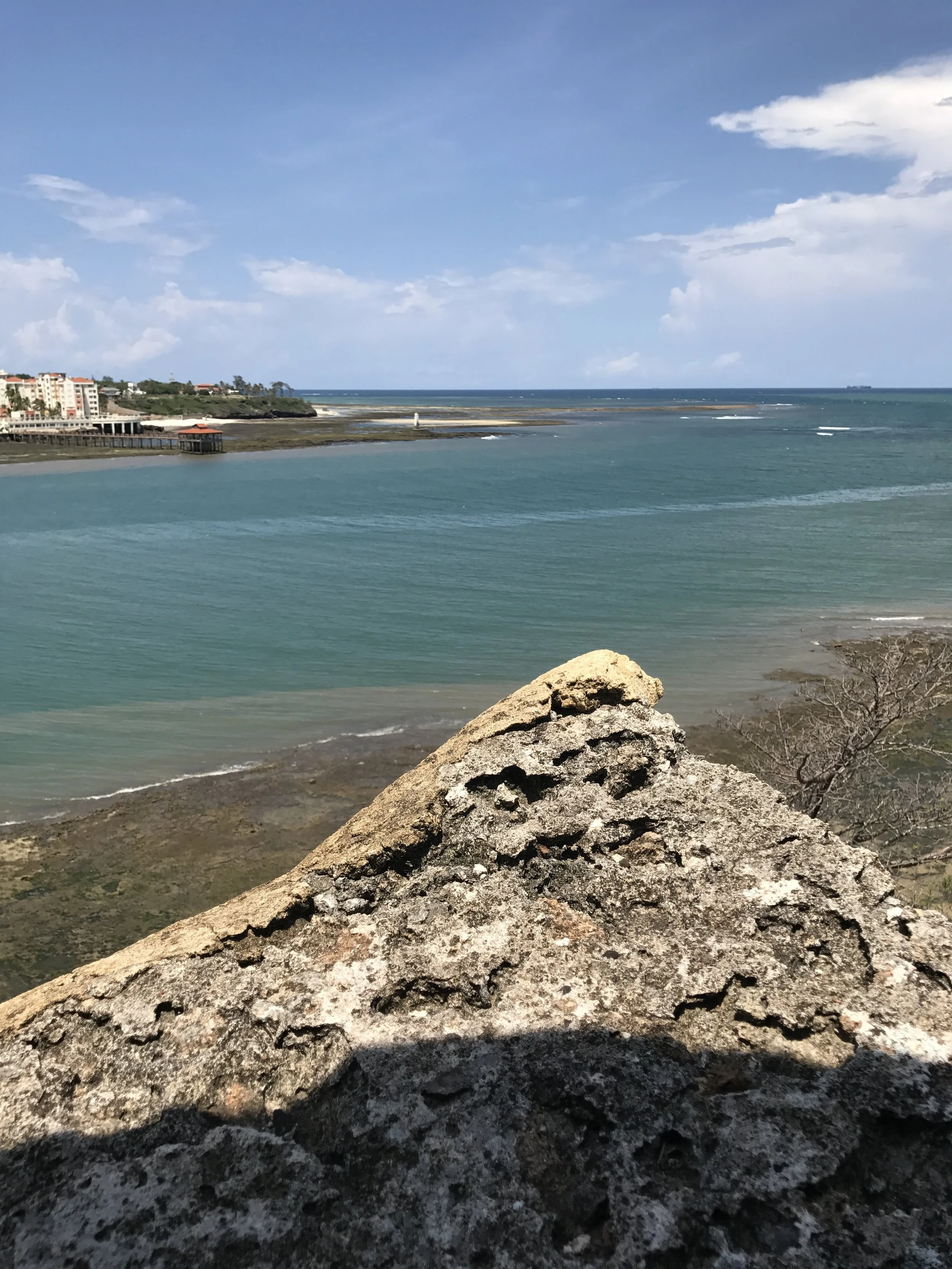 View of Mombasa from inside Fort Jesus