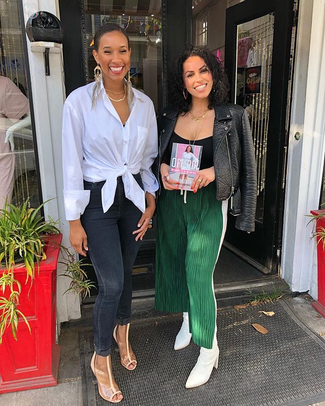 Hanging with the oh sooo stylish @kcharbonnet at @shop_kays 5419 Magazine street! Come get your booked and get it signed! I&rsquo;m here until 7pm