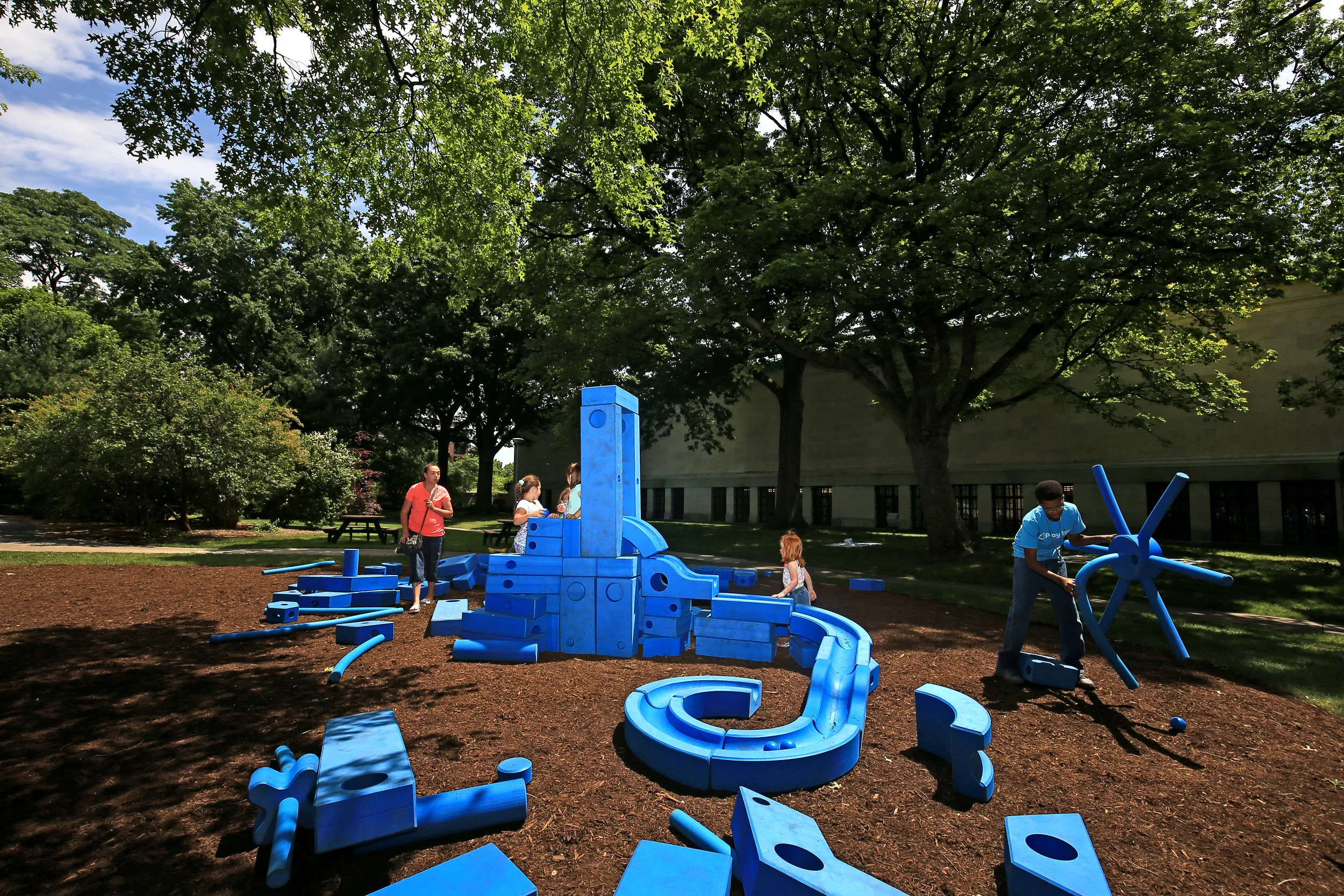 We surveyed our visitors and 100% agreed that Play Space encouraged creativity