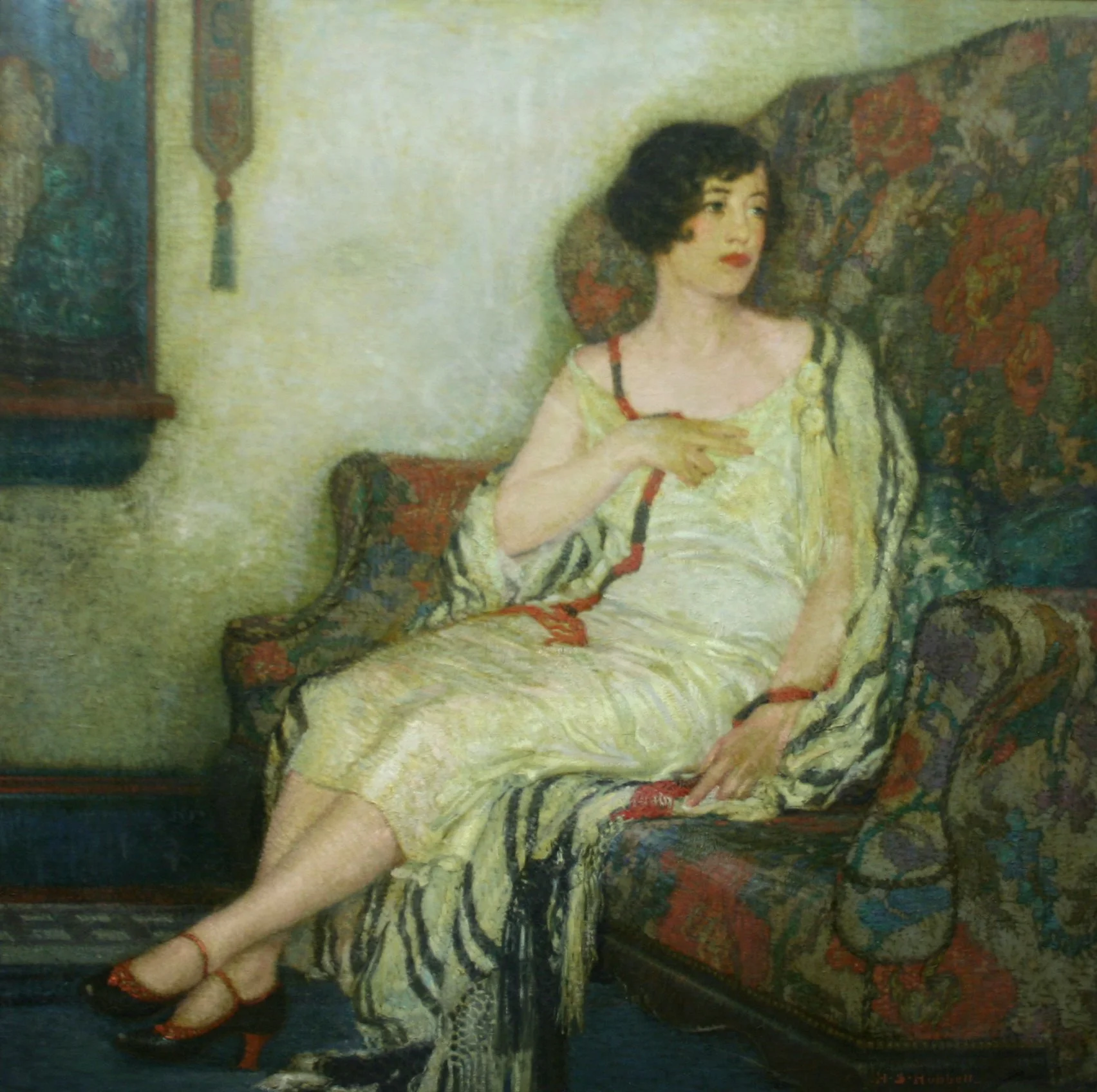 #LoweOnTheGo | Henry Salem Hubbell, "Gloriana," 1925