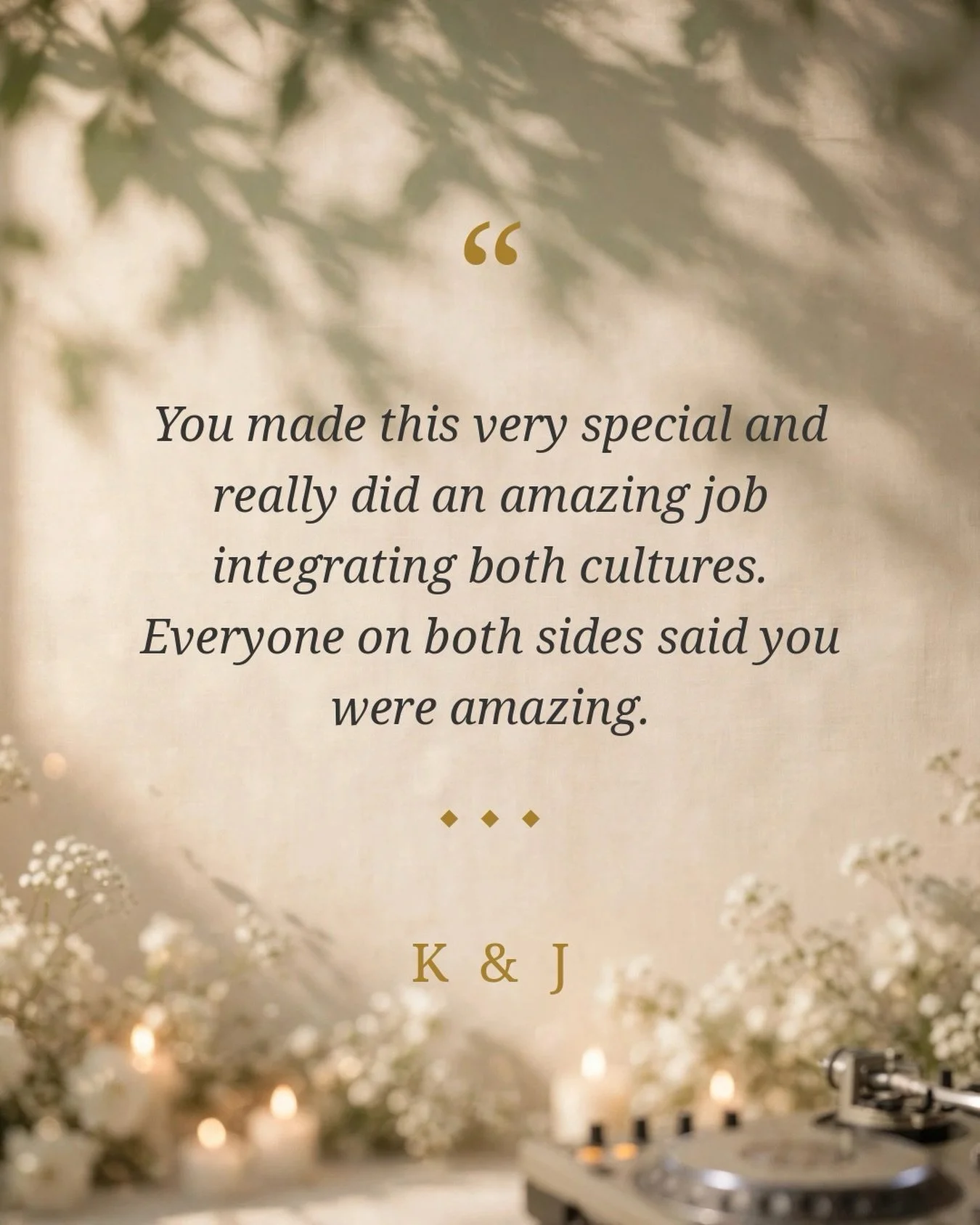 Both sides. One dance floor. 🪩

As a wedding DJ in Los Angeles specializing in South Asian and Indian weddings, this is exactly why we do what we do &mdash; blending both cultures&rsquo; music into one packed dance floor, from sangeet to last song.

