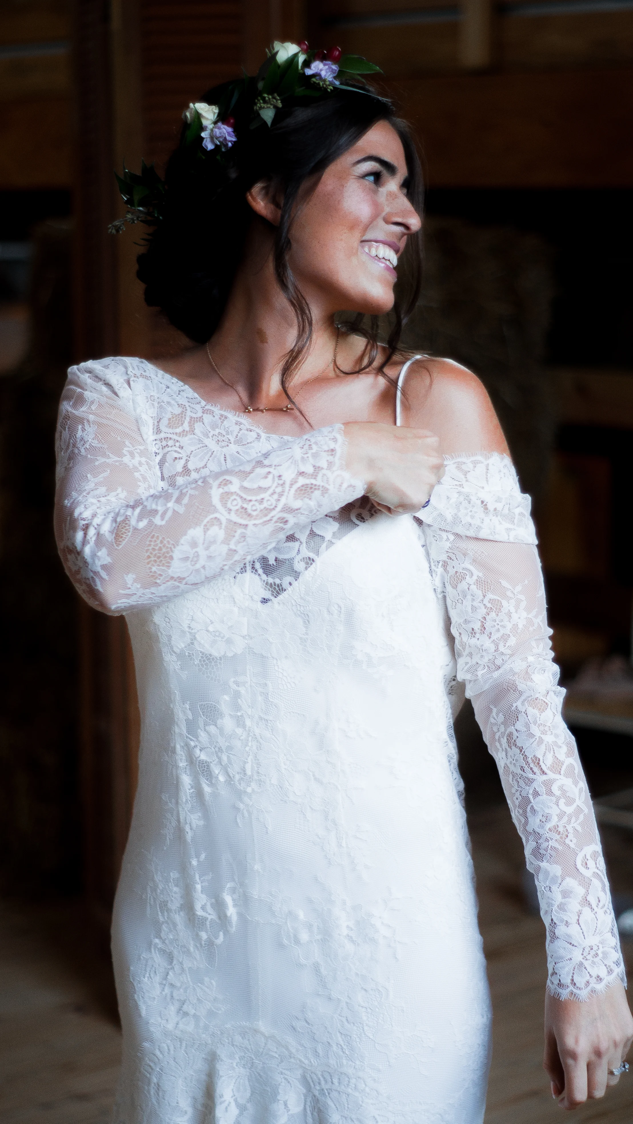 Bride Getting Ready