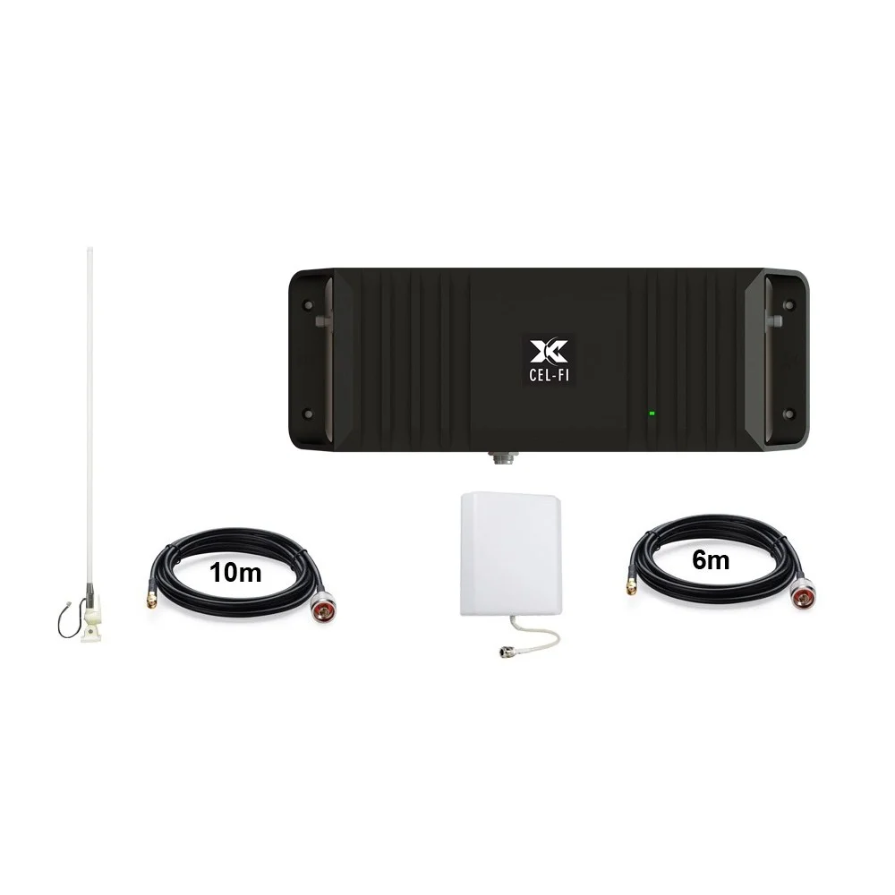 Cel-Fi GO2 Marine Pack     From $2277.36     Designed for marine applications  Supports Vodafone 3G and 4G  Includes Marine antenna and either internal wall mount panel (shown) or ceiling mounted omni antenna  240v AC and 12v DC power supplies included