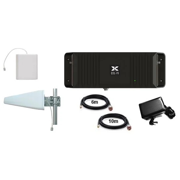 Cel-Fi GO2 Caravan Pack     From $2047.24   Designed for Caravans an Port-a-coms  Supports Vodafone 3G and 4G  Includes external log periodic antenna and internal wall mounted panel antenna  240v AC power plug (12v DC power supply optional)