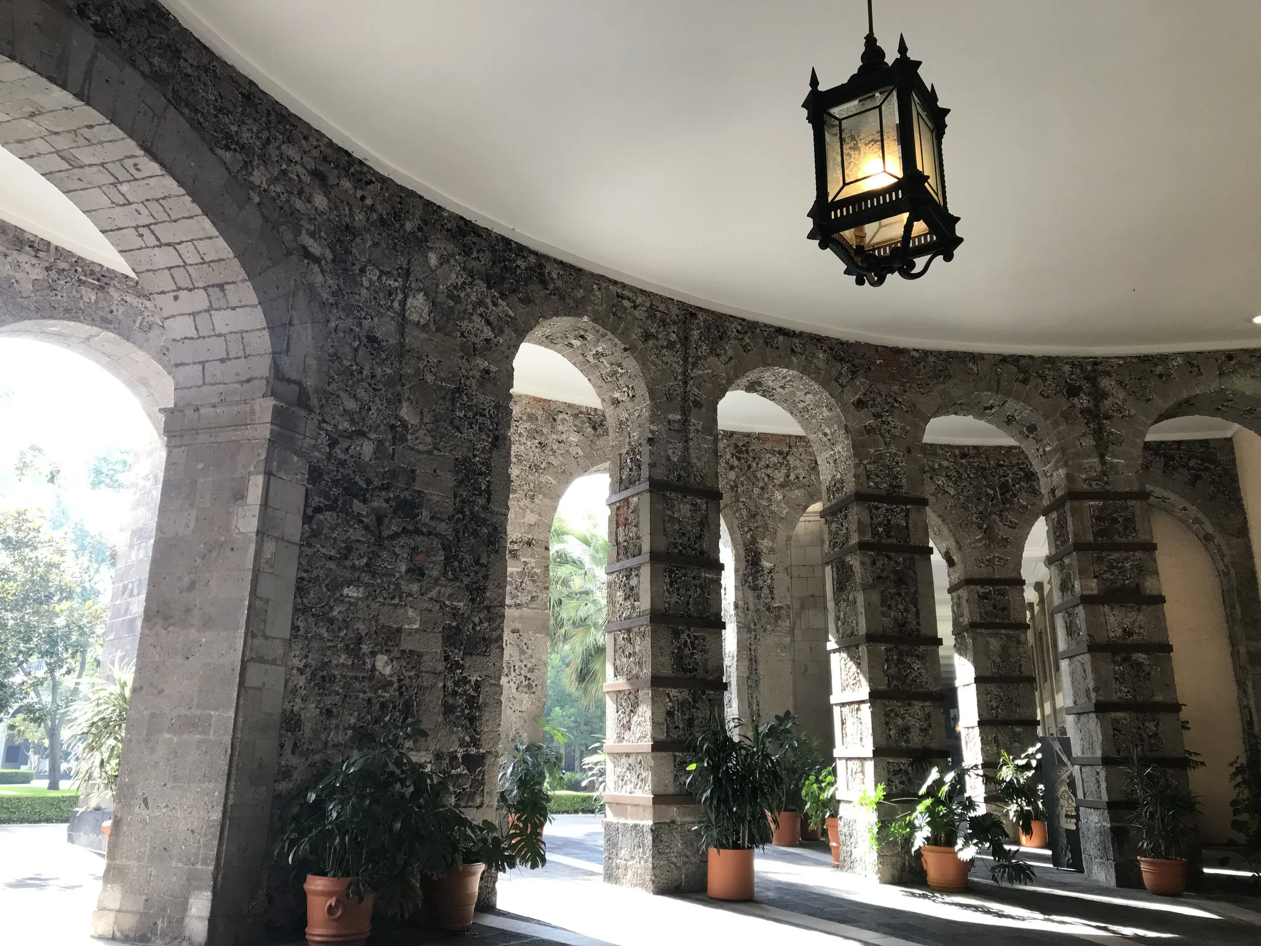 Part of the courtyard at the National Palace