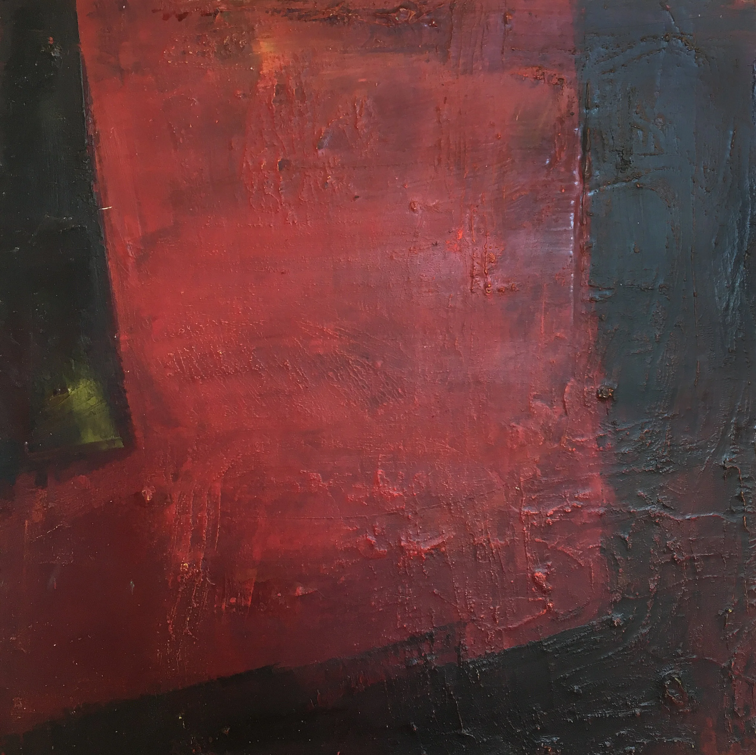 The Dark , oil on cradled panel, 12" x 12", 2017