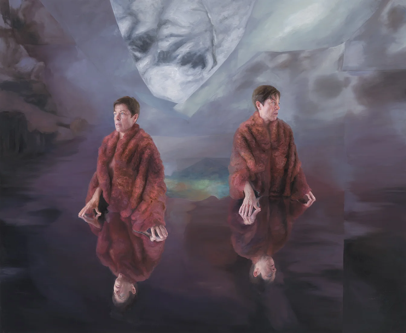 Hell's Valley #9 oil on canvas 72" x 88"
