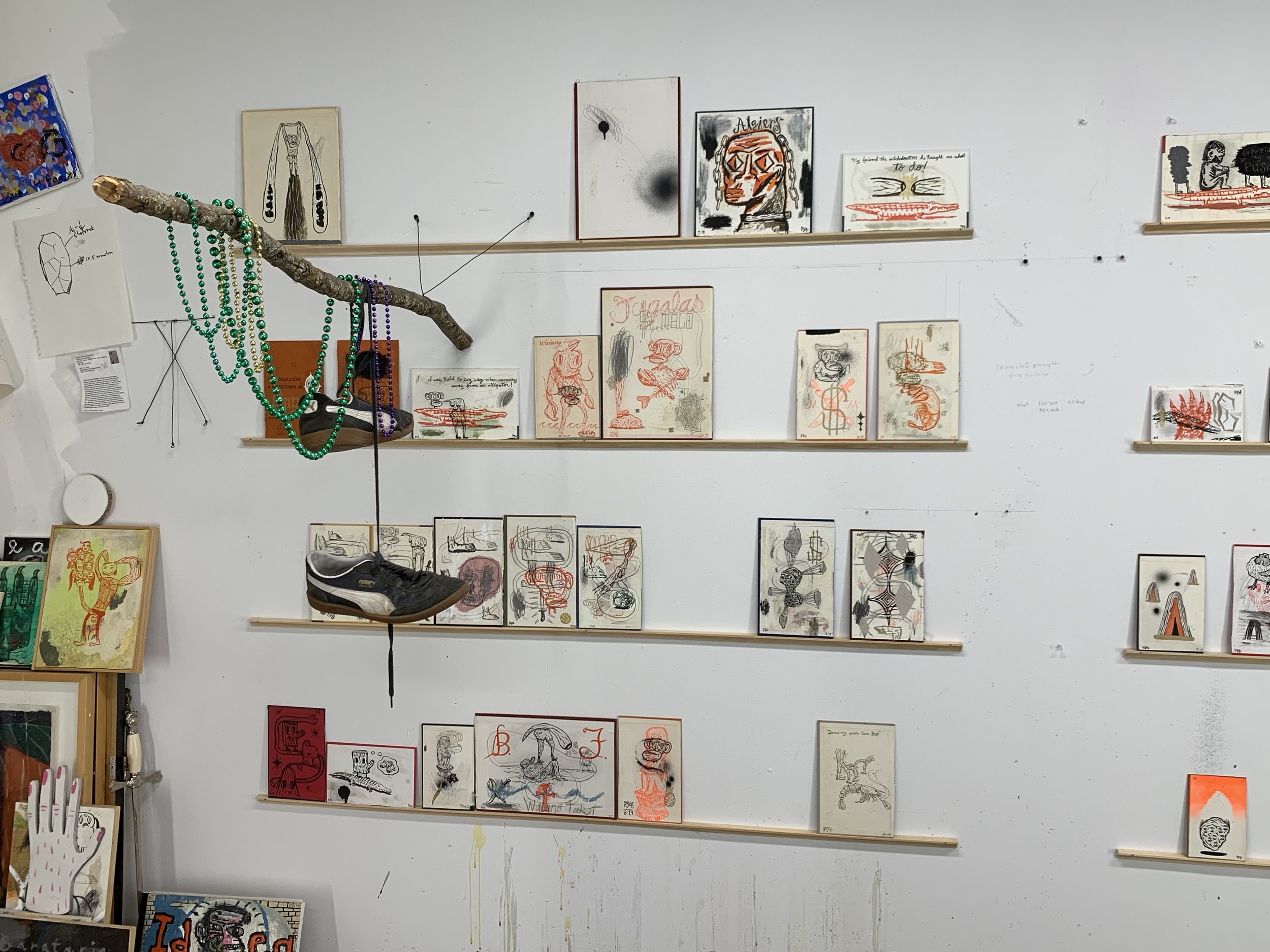 Work in progress, artist's studio