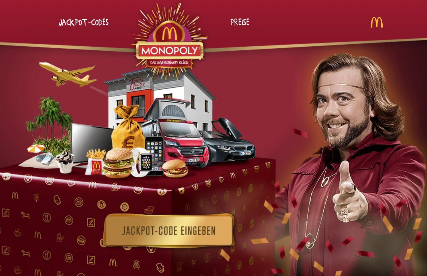 jackpot code mcdonalds eingeben