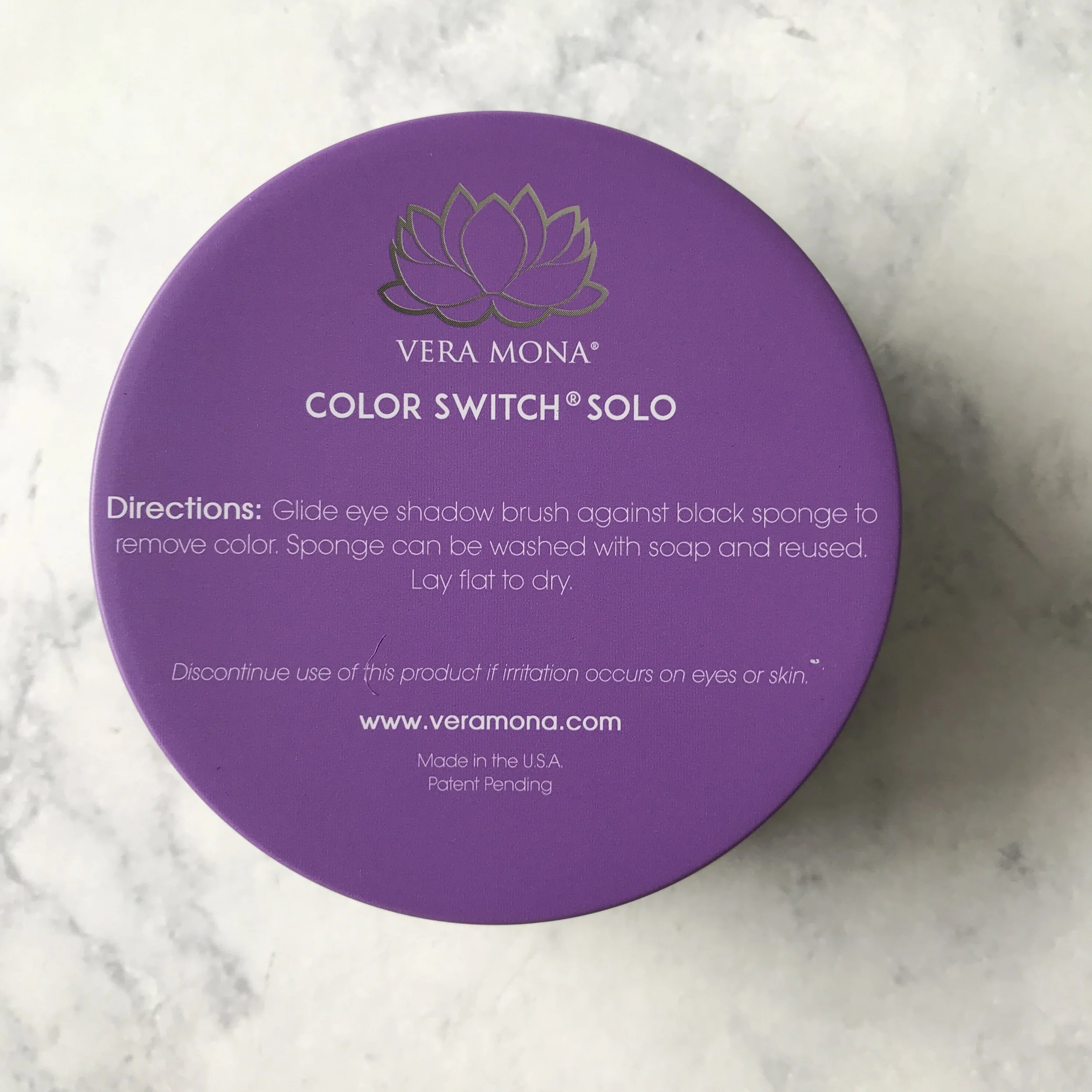 Directions on the tin