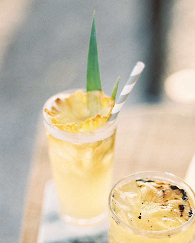 OH MAI fresh pressed pineapple and lime, guava, house made mac nut orgeat, golden and dark rums