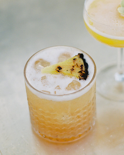 OLD HAWAII grilled pineapple and peaches, fresh pressed lemon, cane sugar, bourbon