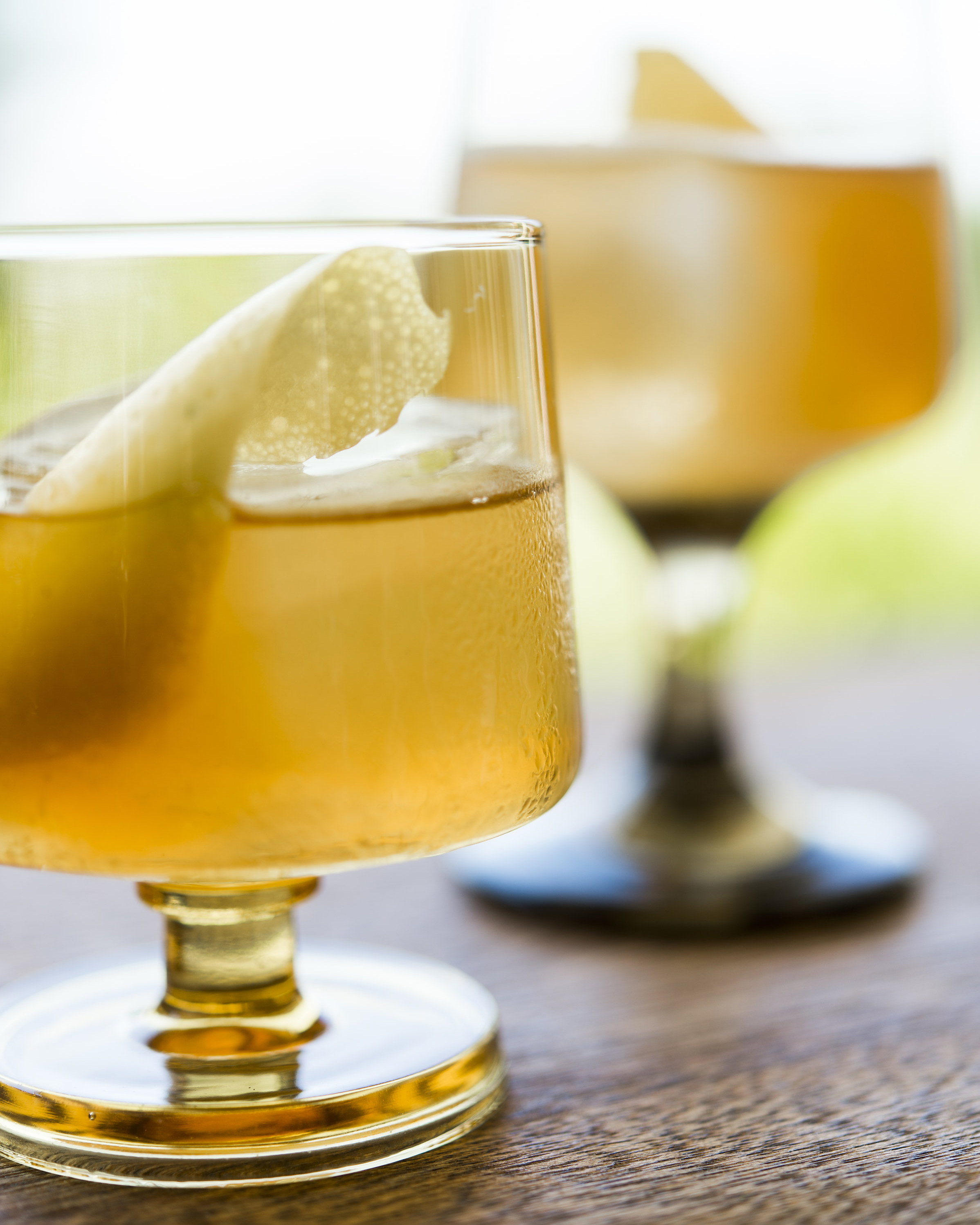 SAMURAI asian pear, brown sugar, charred cedar bitters, lemon oil, japanese whisky
