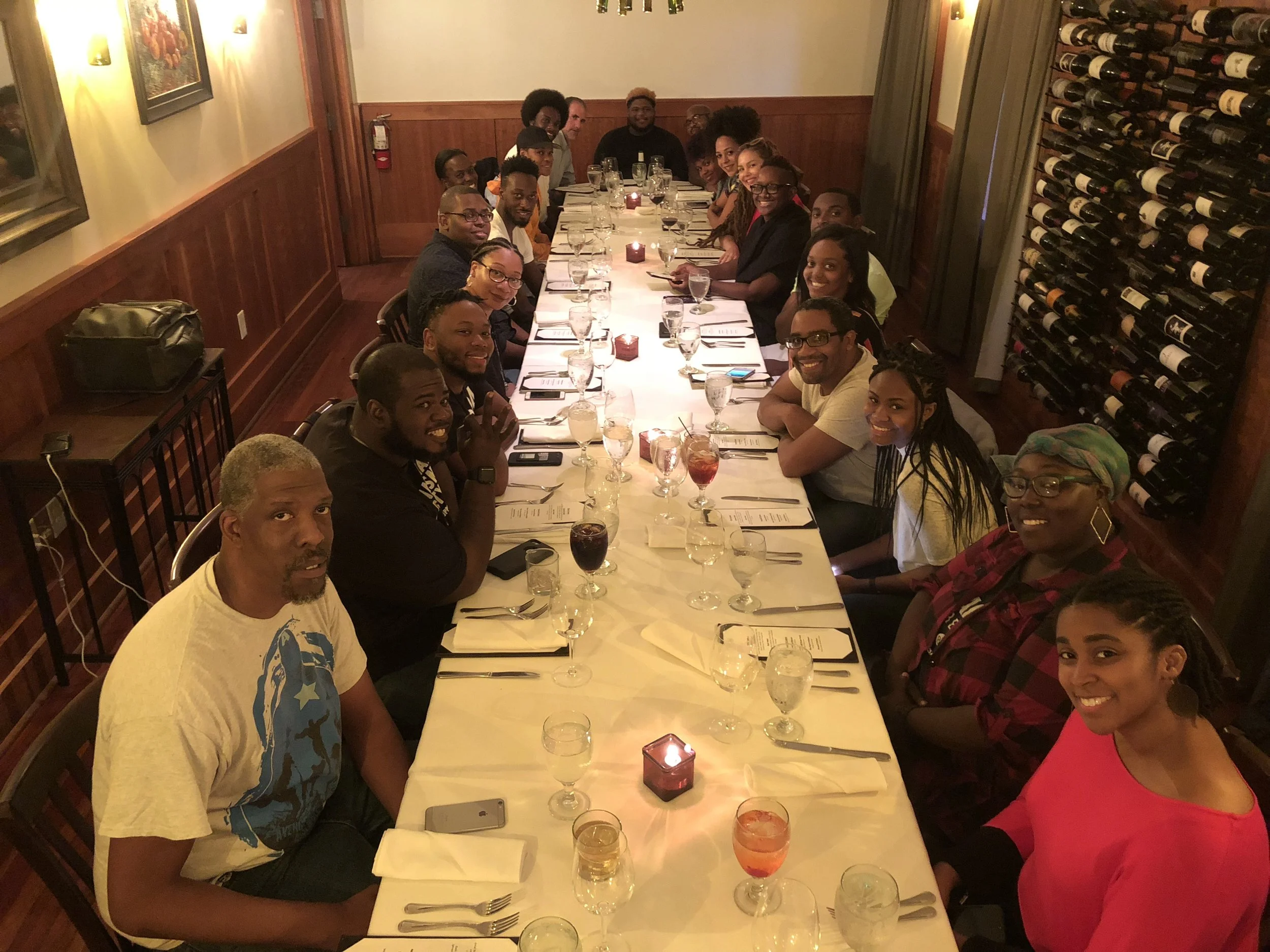 Wide Angle Participants at neworking dinner..jpg