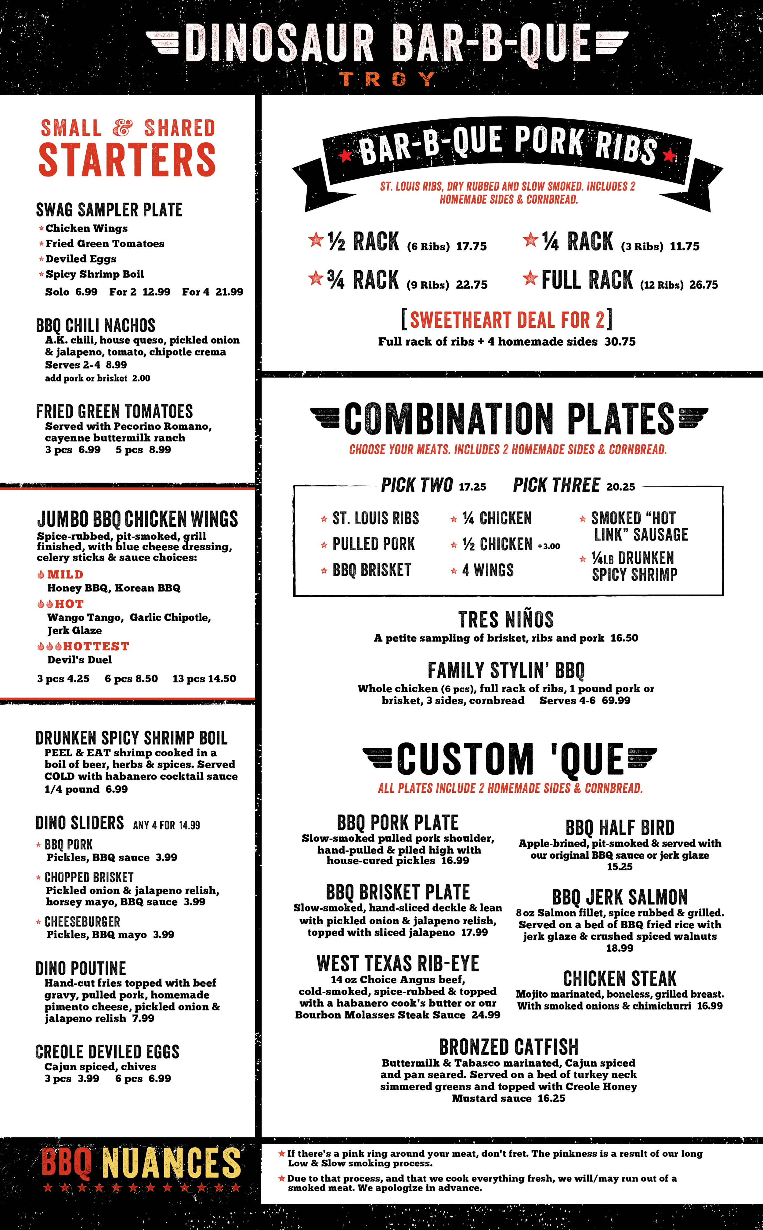 Restaurant menu design, front
