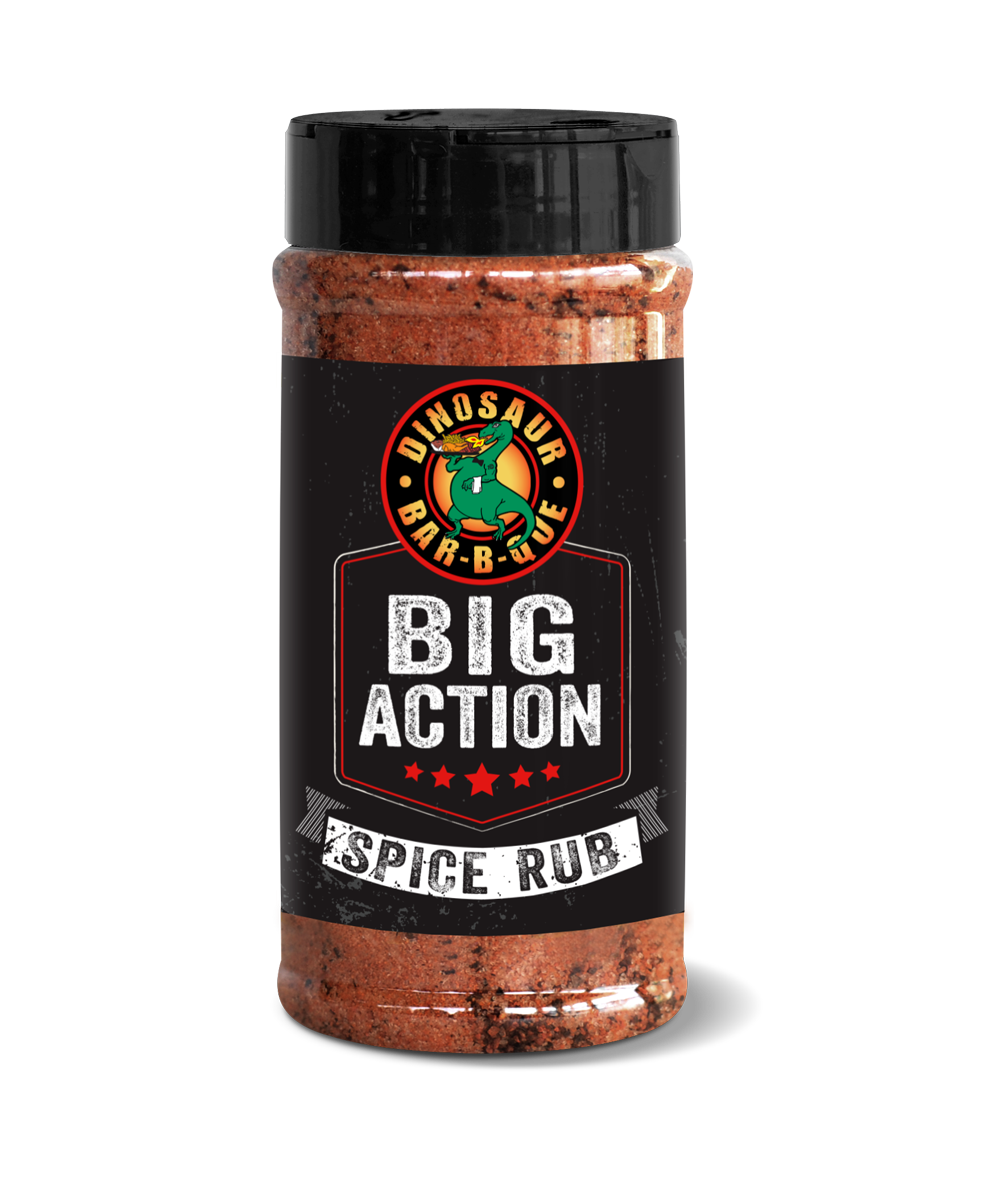 Big Action Spice Rub label