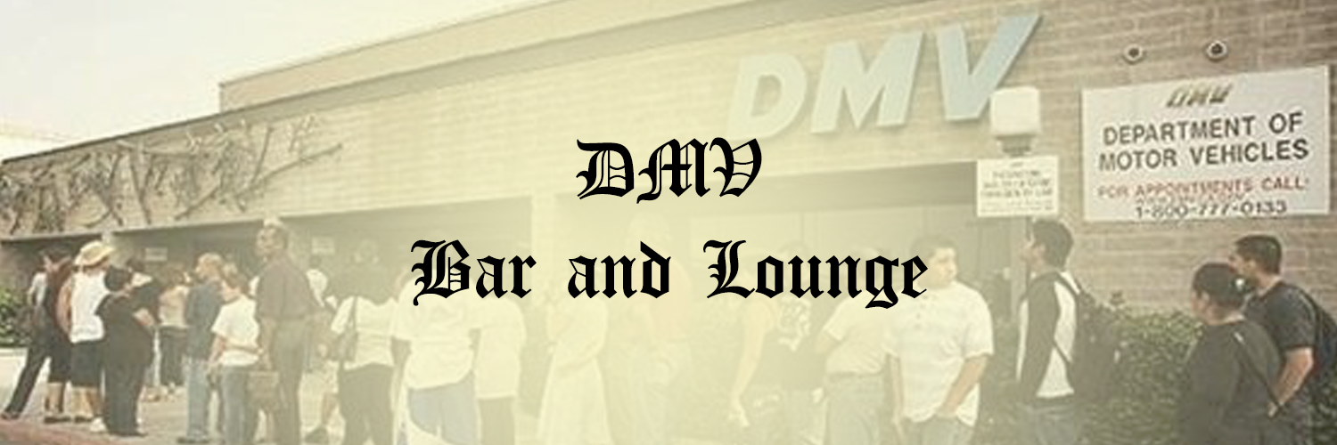 Our bar is a line for the DMV. But, like a swagged out DMV, with smiling bartenders that deliver you fun instead of dullness. And VIPs will come to an "appointment" window. 