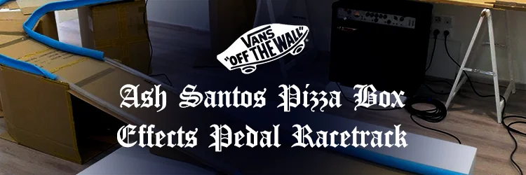 Spanish artist Ash Santos is updating his famous sound art side stage. Made of pizza boxes, contact microphones, and guitar pedals, crowds control the music by racing RC cars, mid-show.