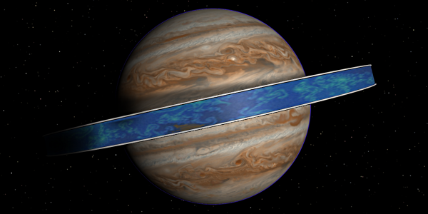 “A suprajovian ring suspended above the gas giant Mungo.” Image from Steve Bowers . Image can also be found at Orion’s Arm .