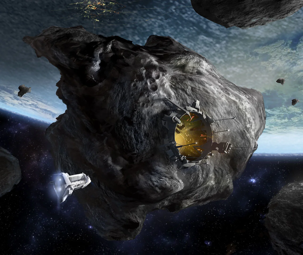 Spaceship Comets and Highways Through Space