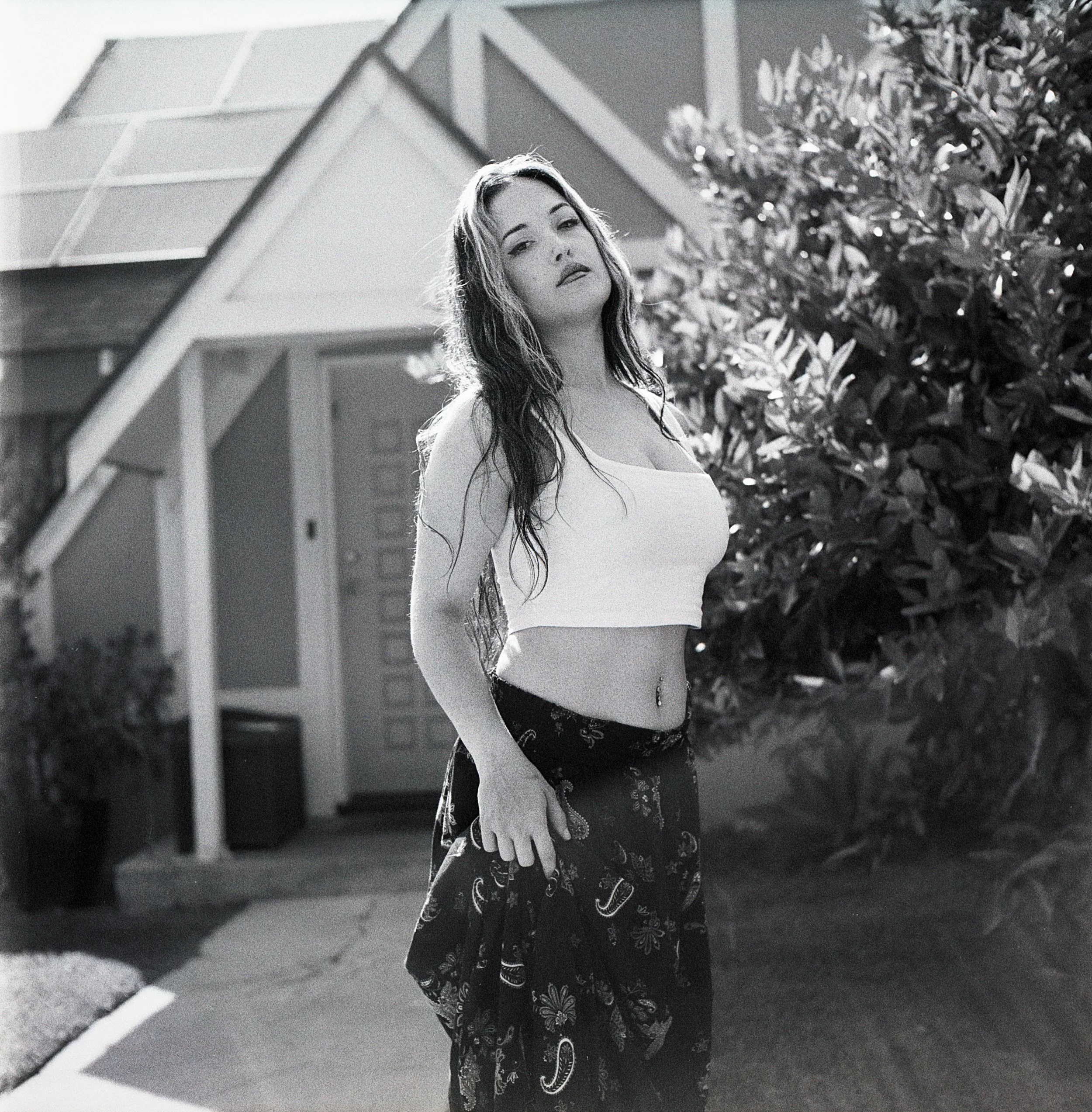 Madison on a Stranger's Lawn TMax 400