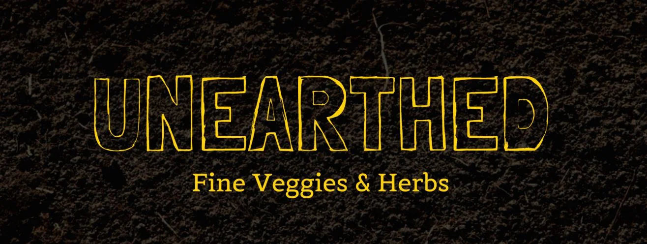 It's not our official logo--that's coming soon--but it's what you'll find for now at our new website: http://unearthedfarm.com